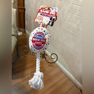 Charms Interactive Dog Toy 16” Blow Pop Cherry Dog Toy